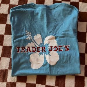 Trader Joe’s Brand New Light Blue Shirt Medium NWOT